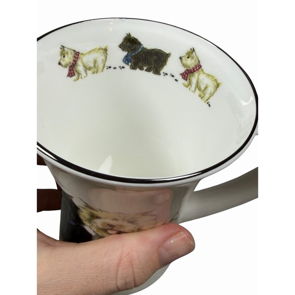 Hudson Scottie Dogs Bone China Mug | British Cottagecore Dog Coffee Cup‎ - Picture 6 of 7